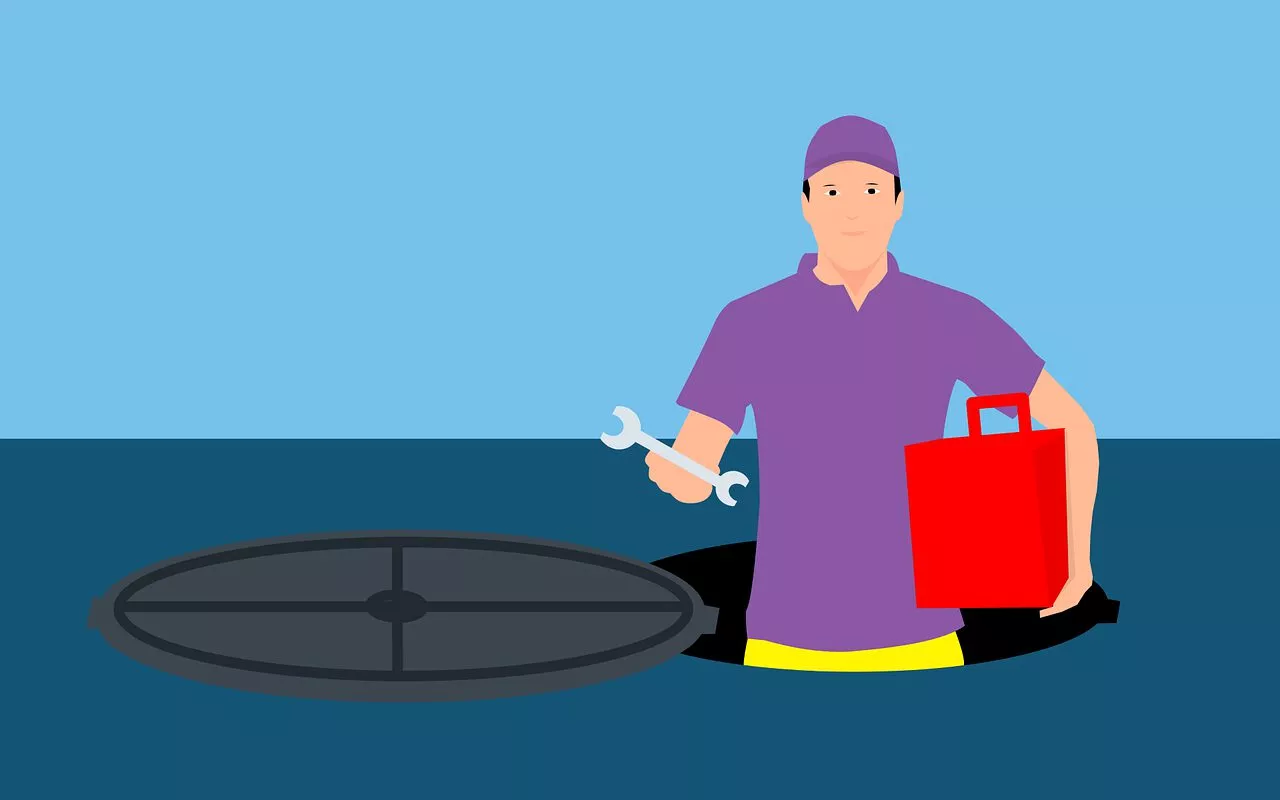 sewage, repairman, work
